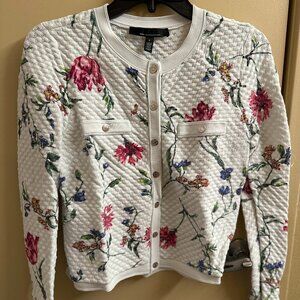 WHBM Floral Cardigan